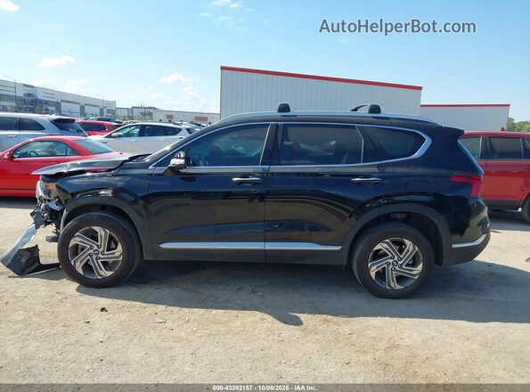 5NMS3DAJ8PH580106 2023 HYUNDAI SANTA FE Black Սալոնի 360 աստիճան տեսք