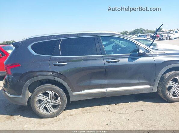 5NMS3DAJXNH406955 2022 HYUNDAI SANTA FE Black Вид задньої частини салону