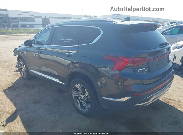 5NMS3DAJXNH406955 2022 HYUNDAI SANTA FE Black Задня ліва чверть