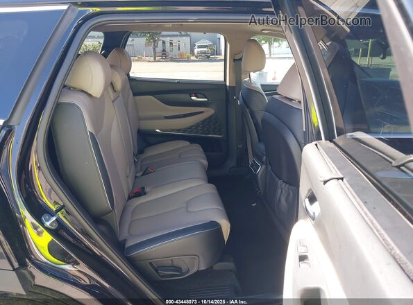 5NMS44AL6PH490807 2023 HYUNDAI SANTA FE Black Widok naklejki z numerem VIN