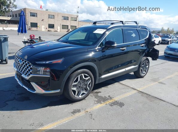 5NMS44AL6PH490807 2023 HYUNDAI SANTA FE Black Przód lewy