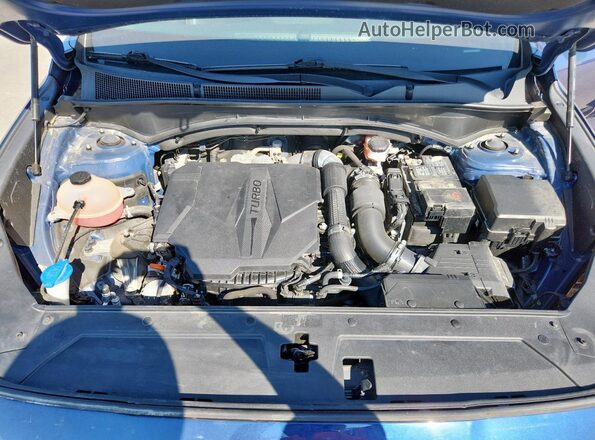 5NMS44AL8MH312599 2021 HYUNDAI SANTA Blue Vista interior trasera