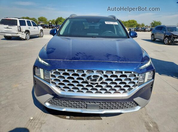 5NMS44AL8MH312599 2021 HYUNDAI SANTA Blue Vista frontal