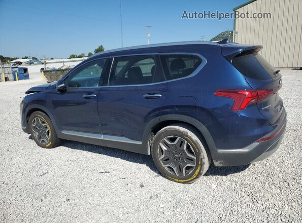 5NMS44AL8MH323554 2021 HYUNDAI SANTA Blue 