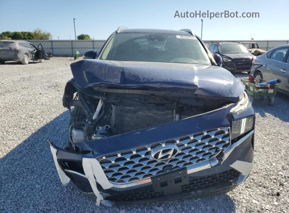 5NMS44AL8MH323554 2021 HYUNDAI SANTA Blue 