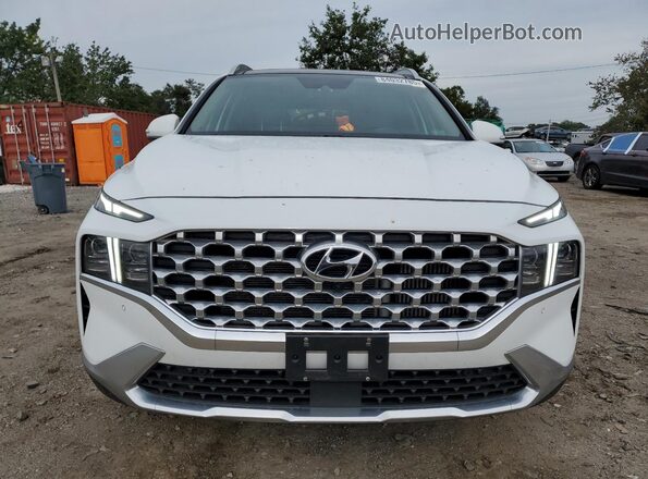 5NMS44AL9MH318895 2021 HYUNDAI SANTA White Вид спереду