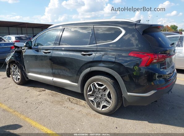 5NMS44AL9NH450251 2022 HYUNDAI SANTA FE Черный Задняя левая четверть