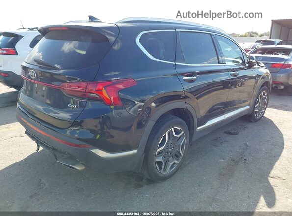 5NMS44AL9NH450251 2022 HYUNDAI SANTA FE Черный Задняя правая четверть