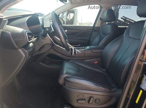 5NMS4DAL0NH386813 2022 HYUNDAI SANTA Black Vista interior delantera