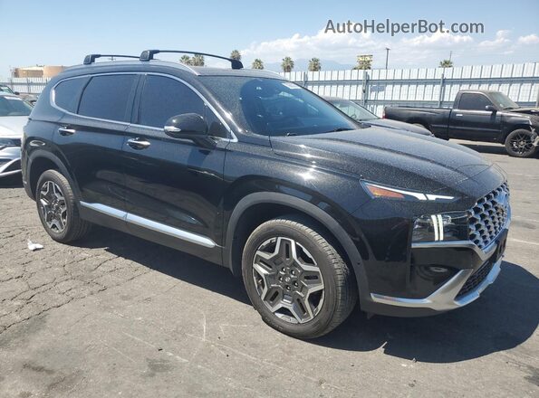 5NMS4DAL0NH386813 2022 HYUNDAI SANTA Black Delantero derecho