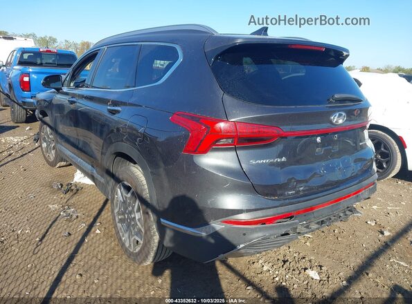 5NMS4DAL2NH423201 2022 HYUNDAI SANTA FE Gray Հետևի ձախ