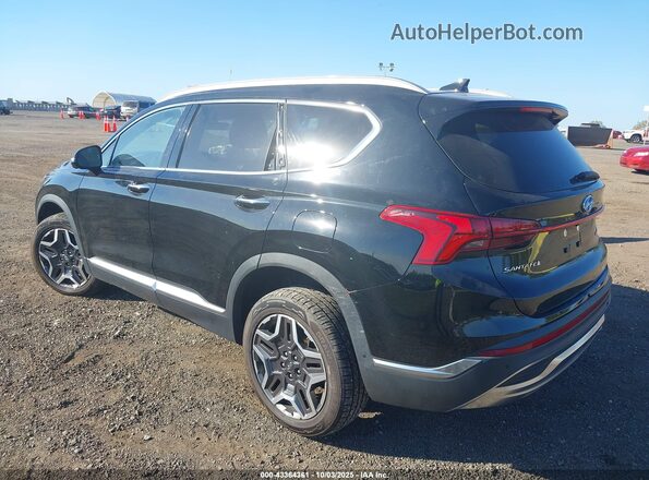 5NMS4DAL5MH343275 2021 HYUNDAI SANTA FE Black Tył lewy