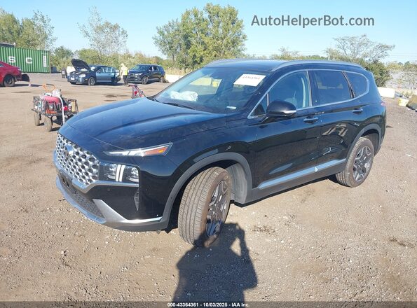 5NMS4DAL5MH343275 2021 HYUNDAI SANTA FE Black Przód lewy
