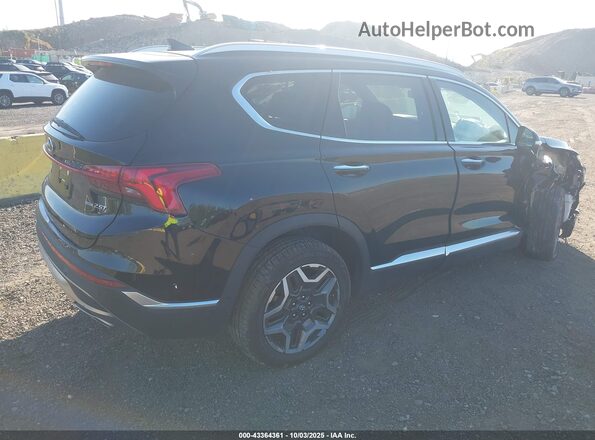 5NMS4DAL5MH343275 2021 HYUNDAI SANTA FE Black Tył prawy