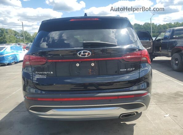 5NMS4DAL6MH343818 2021 HYUNDAI SANTA Черный Вид сзади