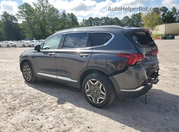 5NMS4DAL9MH342744 2021 HYUNDAI SANTA Charcoal Հետևի ձախ