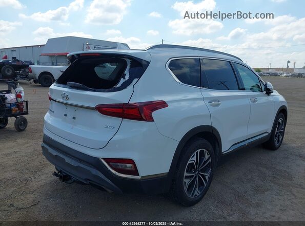 5NMS53AA4LH183457 2020 HYUNDAI SANTA FE Белый Задняя правая четверть