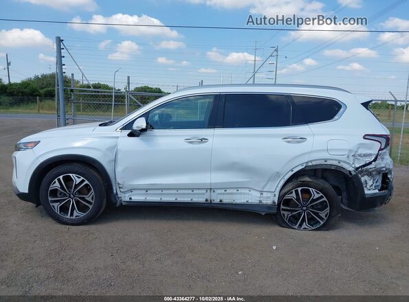 5NMS53AA4LH183457 2020 HYUNDAI SANTA FE Белый Панорамный вид салона 360°