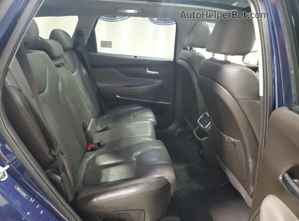 5NMS53AA5LH286869 2020 HYUNDAI SANTA Blue Vista interior trasera