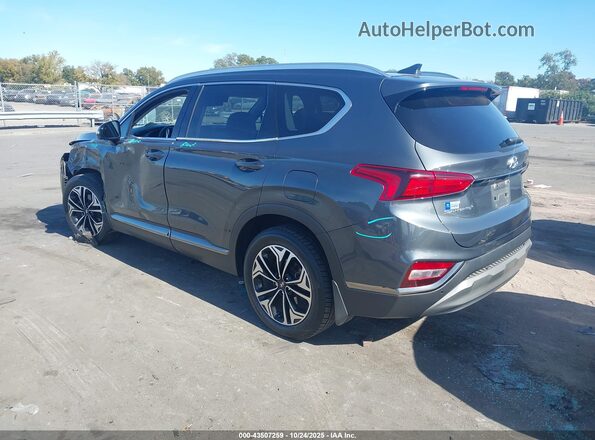 5NMS53AA8LH257141 2020 HYUNDAI SANTA FE Gray უკანა მარცხენა
