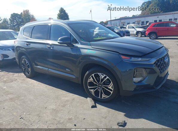 5NMS53AA8LH257141 2020 HYUNDAI SANTA FE Gray უკანა სალონის ხედი