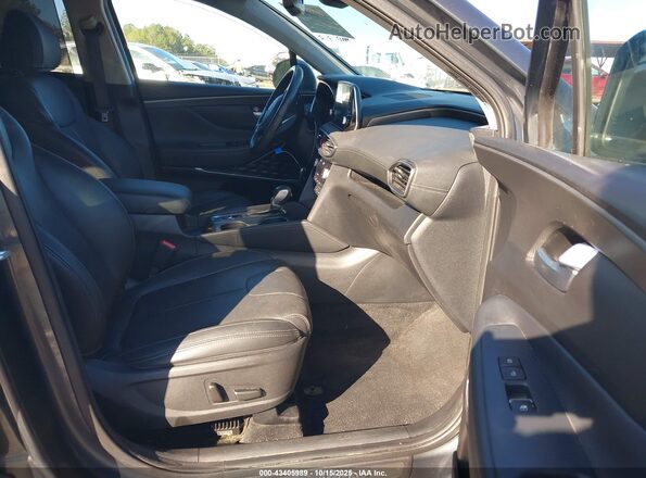 5NMS53AD0LH259637 2020 HYUNDAI SANTA FE Черный Вид салона спереди