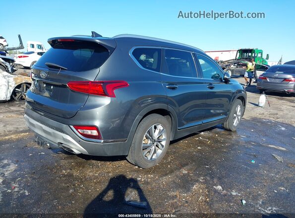 5NMS53AD0LH259637 2020 HYUNDAI SANTA FE Черный Задняя правая четверть