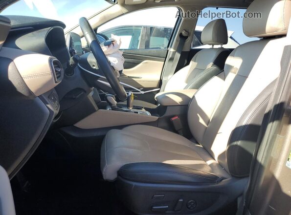 5NMS53AD1LH200256 2020 HYUNDAI SANTA Tan წინა სალონის ხედი