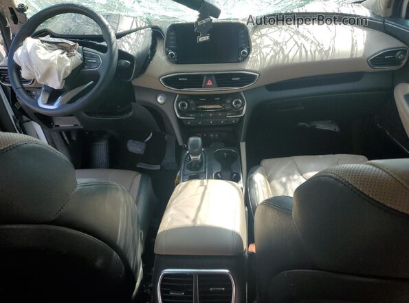 5NMS53AD3LH169897 2020 HYUNDAI SANTA White Առջևի վահանակի տեսք