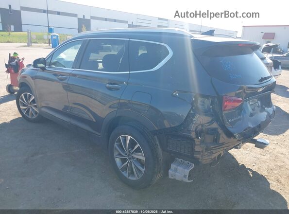 5NMS53AD4LH257390 2020 HYUNDAI SANTA FE Черный Задняя левая четверть