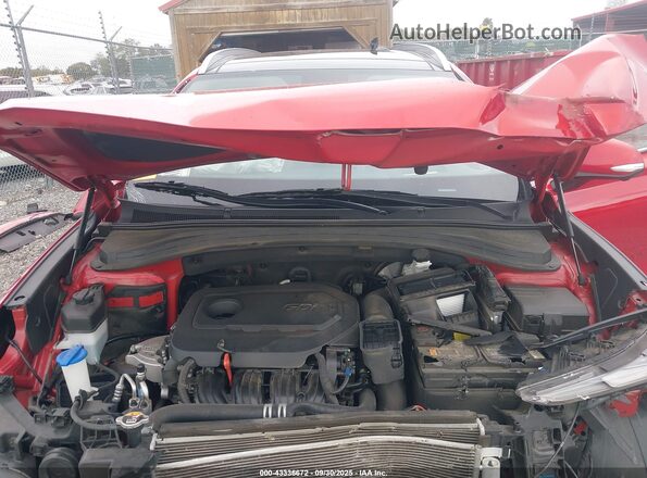 5NMS53ADXLH265123 2020 HYUNDAI SANTA FE Красный Вид сзади