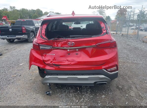 5NMS53ADXLH265123 2020 HYUNDAI SANTA FE Красный 