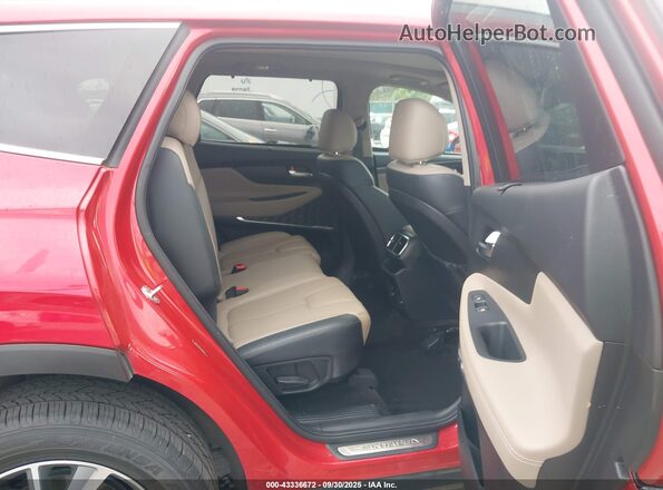 5NMS53ADXLH265123 2020 HYUNDAI SANTA FE Красный Вид наклейки с VIN-кодом
