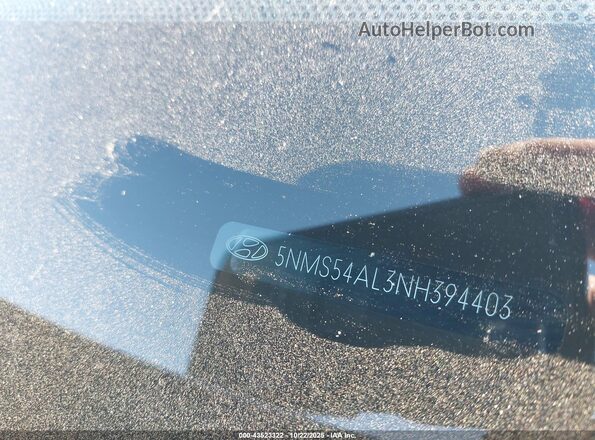 5NMS54AL3NH394403 2022 HYUNDAI SANTA FE CALLIGRAPHY Silver 