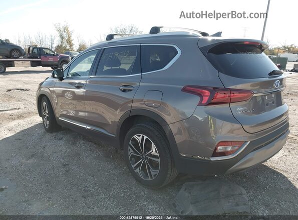 5NMS5CAA2LH266255 2020 HYUNDAI SANTA FE Коричневый Задняя левая четверть