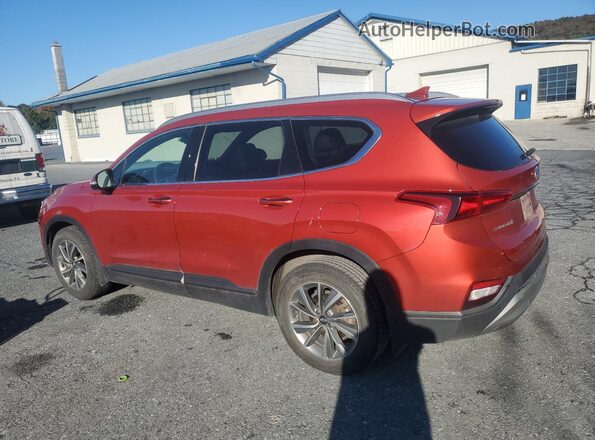 5NMS5CAD1LH165590 2020 HYUNDAI SANTA Red Հետևի ձախ