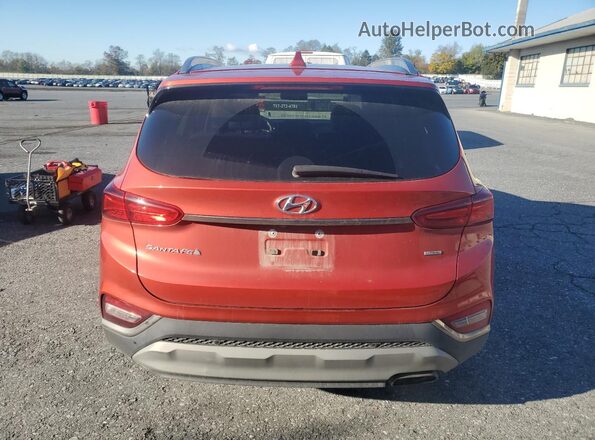 5NMS5CAD1LH165590 2020 HYUNDAI SANTA Red Հետևի տեսք