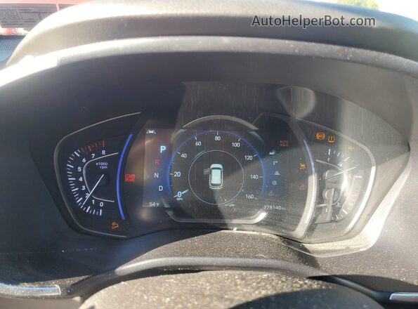 5NMS5CAD1LH165590 2020 HYUNDAI SANTA Red Սարքավորումների վահանակի տեսք