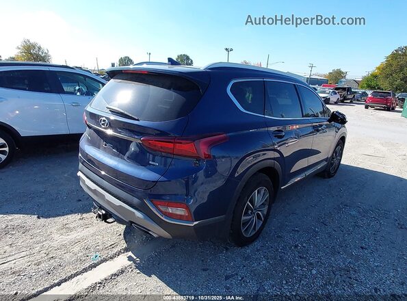 5NMS5CAD3LH285665 2020 HYUNDAI SANTA FE Blue Tył prawy