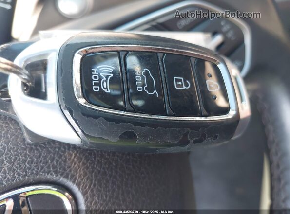 5NMS5CAD3LH285665 2020 HYUNDAI SANTA FE Blue Widok deski rozdzielczej
