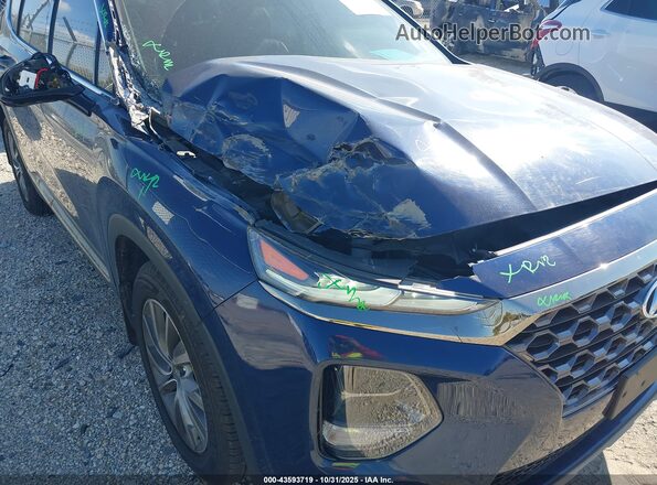 5NMS5CAD3LH285665 2020 HYUNDAI SANTA FE Blue Widok z przodu