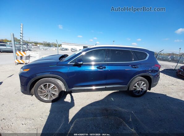 5NMS5CAD3LH285665 2020 HYUNDAI SANTA FE Blue Widok wnętrza 360 stopni