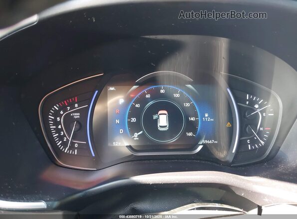 5NMS5CAD3LH285665 2020 HYUNDAI SANTA FE Blue Widok tylnych siedzeń