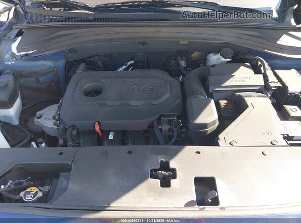 5NMS5CAD3LH285665 2020 HYUNDAI SANTA FE Blue Widok z tyłu