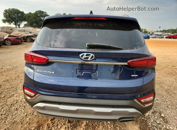5NMS5CAD4LH281916 2020 HYUNDAI SANTA Blue Rear view