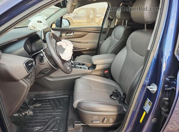 5NMS5CAD4LH281916 2020 HYUNDAI SANTA Blue Front interior view