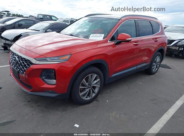 5NMS5CAD5LH208893 2020 HYUNDAI SANTA FE Orange Vista tres cuartos delantera izquierda