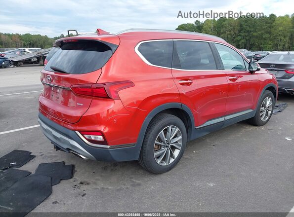 5NMS5CAD5LH208893 2020 HYUNDAI SANTA FE Orange Trasero derecho