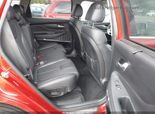 5NMS5CAD5LH208893 2020 HYUNDAI SANTA FE Orange Vista de la etiqueta del VIN