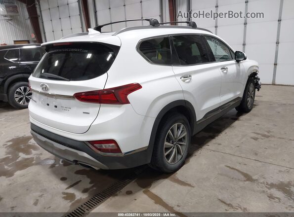 5NMS5CAD6LH214864 2020 HYUNDAI SANTA FE Белый Задняя правая четверть
